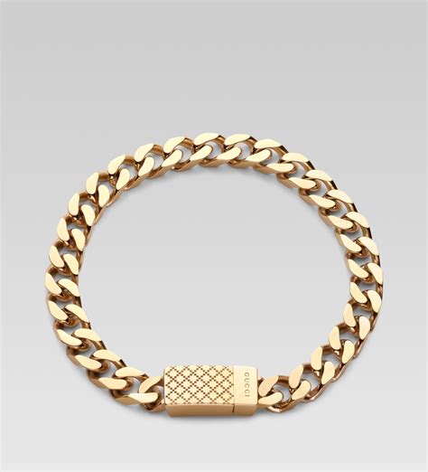 gucci mens wristband|most expensive gold Gucci bracelet.